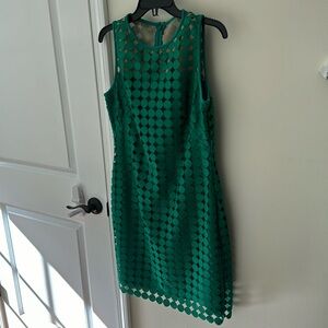 Lauren Ralph Lauren green sleeveless dress